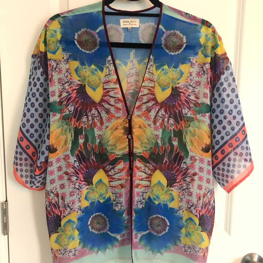 Anthropologie Short Kimono.